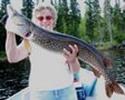 huge pike  Wawang Lake Resort