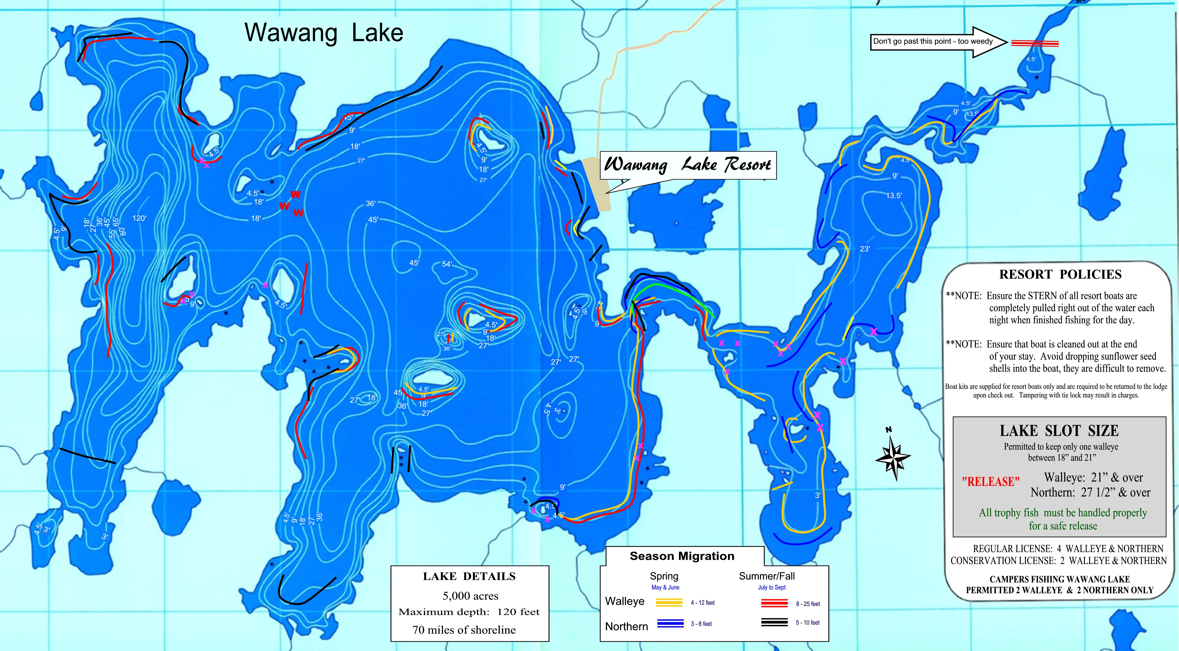 leech lake map